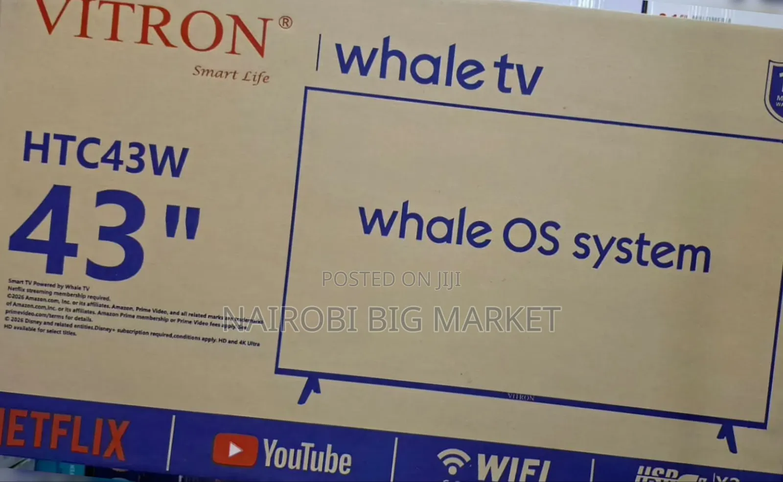 Vitron 43" Smart Whale TV