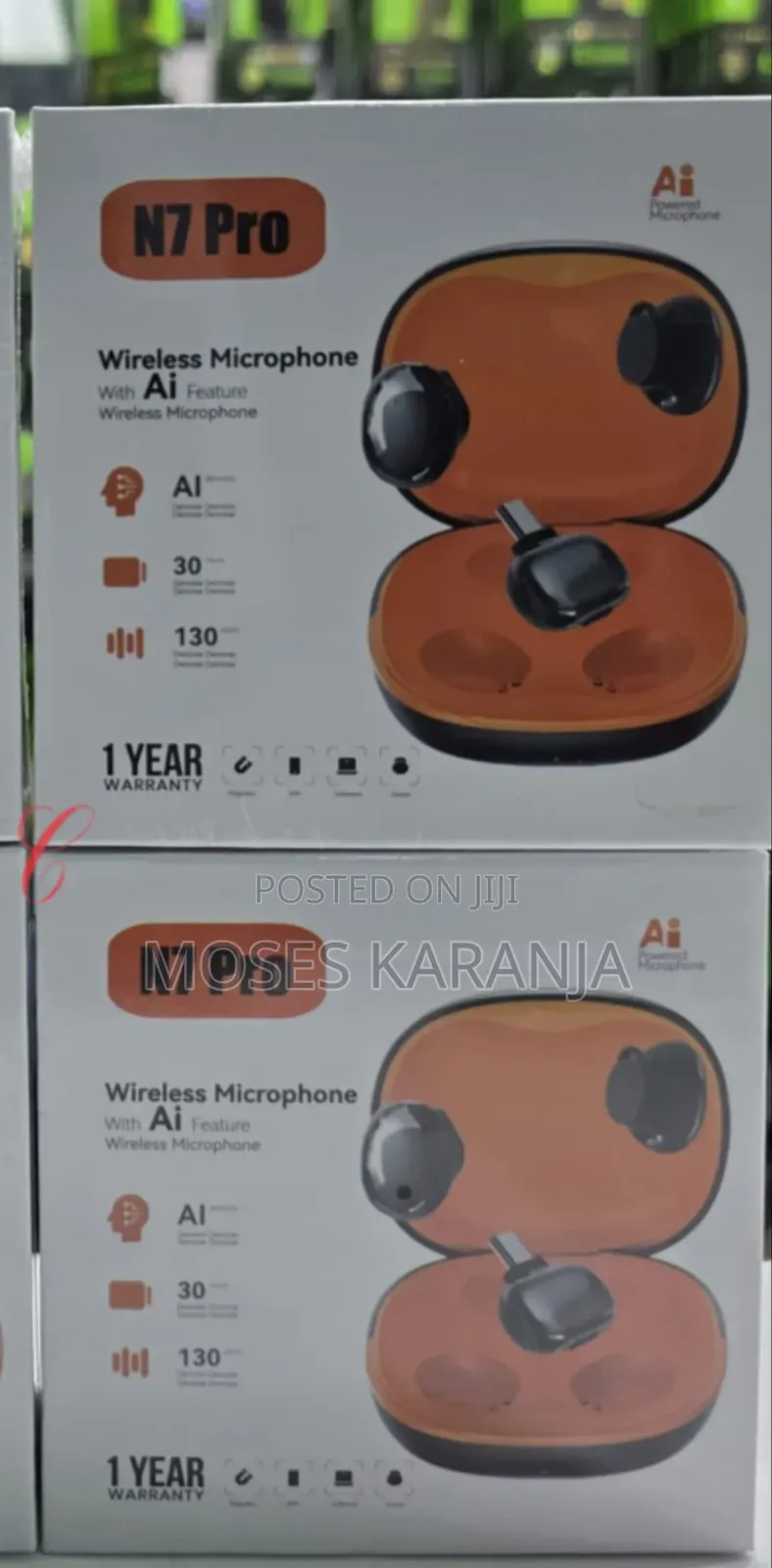 N7 Pro AI Wireless Lavalier Microphone