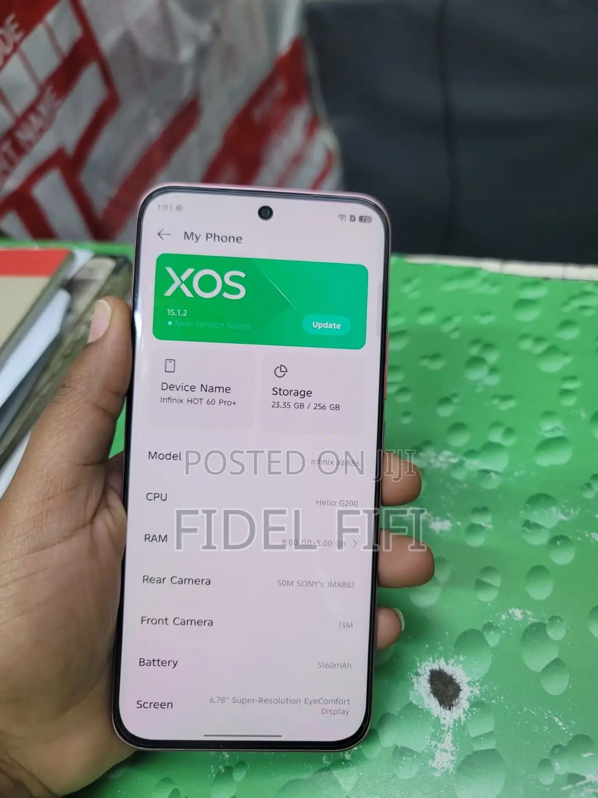 Infinix Hot 60 Pro+ 256 GB Pink