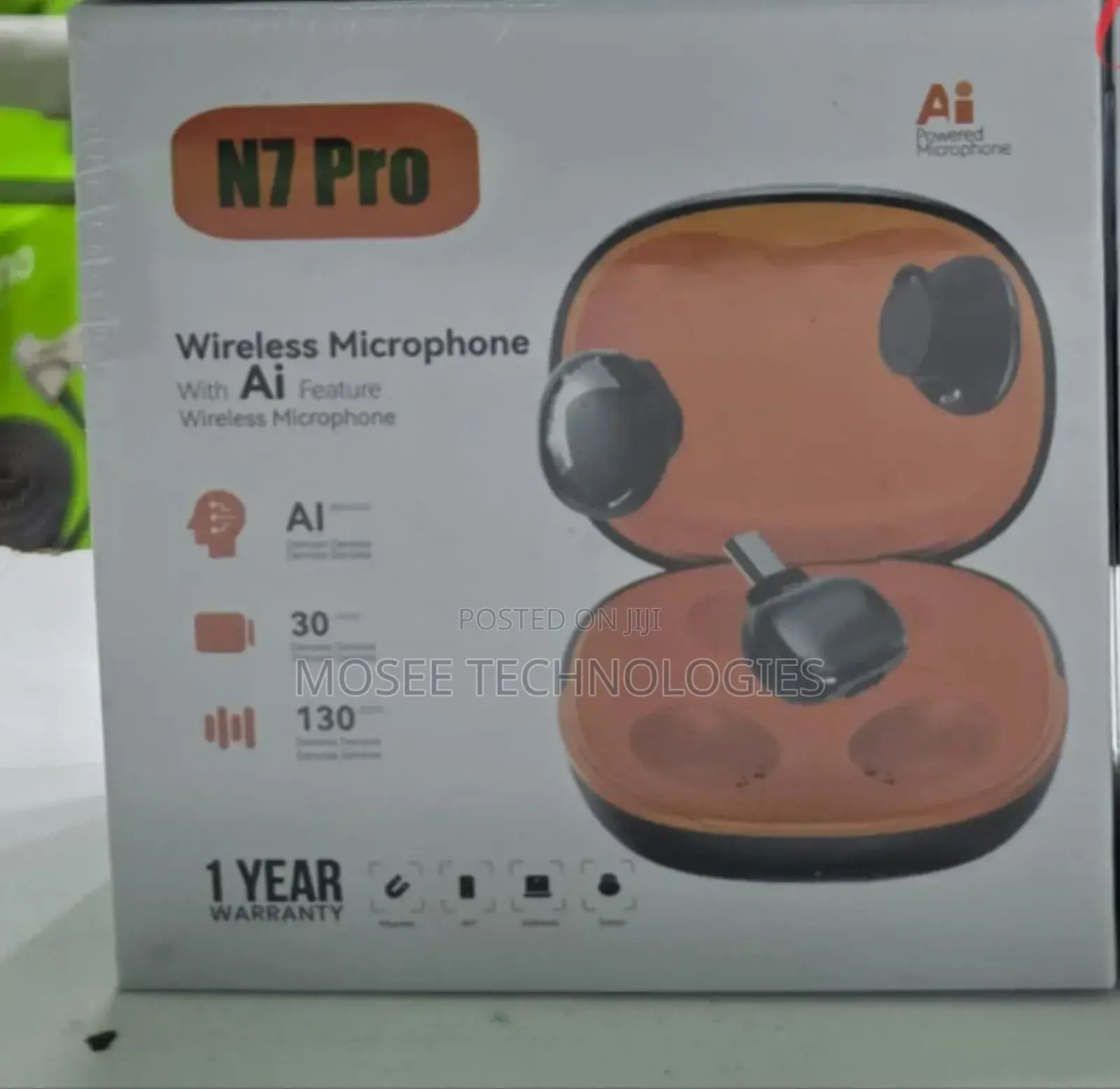 N7 Pro Wireless AI Microphone for Content Creators
Description: