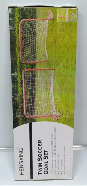 Twin Soccer Goal Post