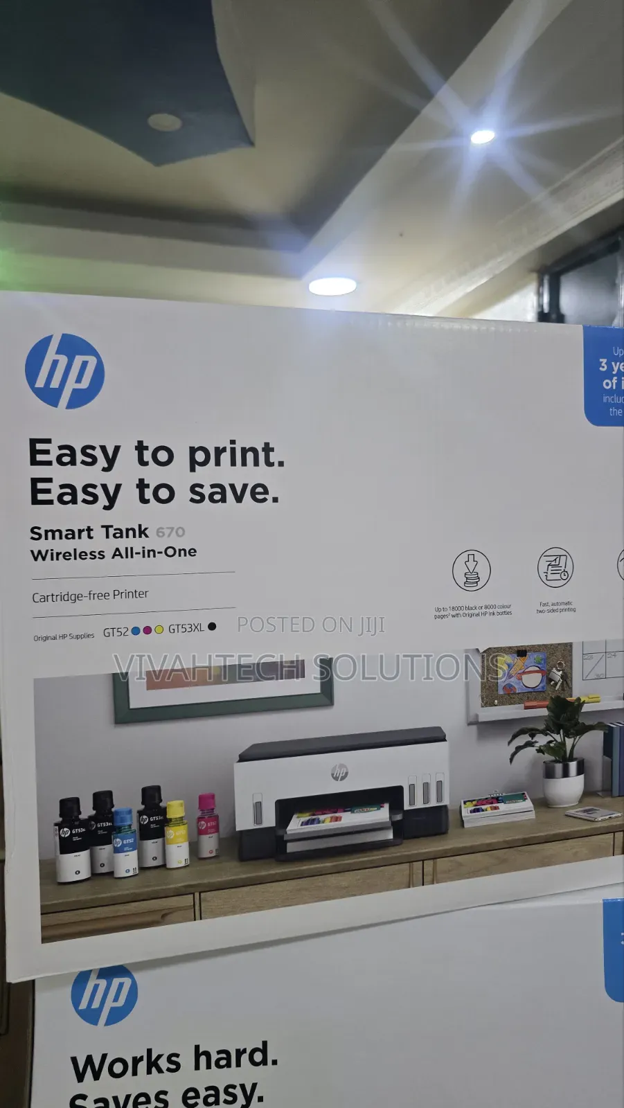 HP Smart Tank 670 Wireless All in One Printer
