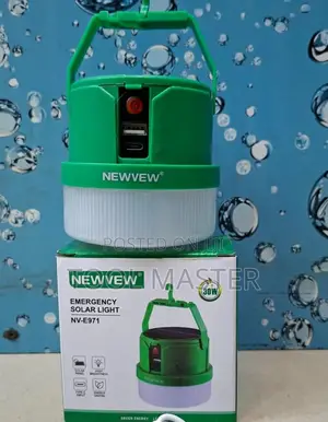 NEWVEW 30W Emergency Solar Light/ 30W Rechargeable LED Lantern