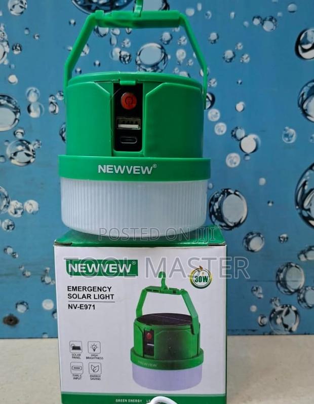 NEWVEW 30W Emergency Solar Light/ 30W Rechargeable LED Lantern