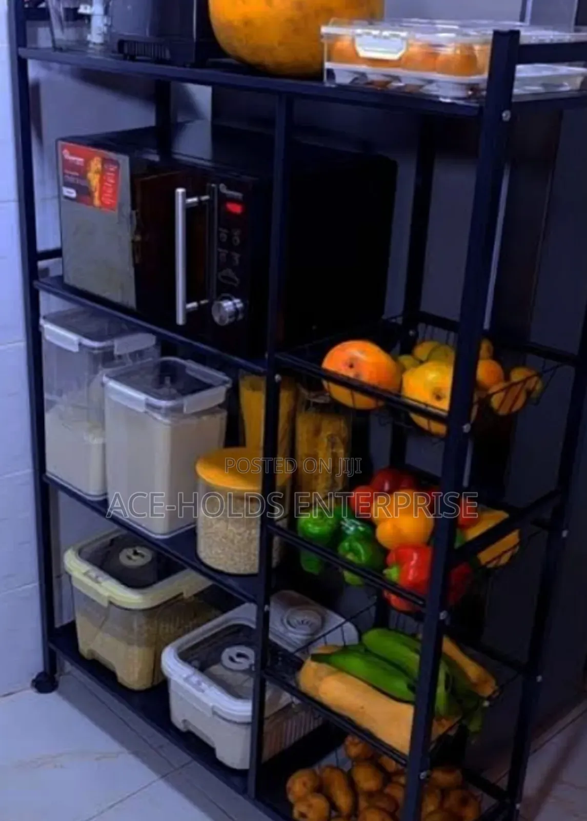 Multipurpose Microwave Fruit and Vegetable Rack Organizers