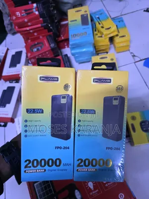 FLAME 22.5W Power Bank 20000mAh With Digital Battery Display
