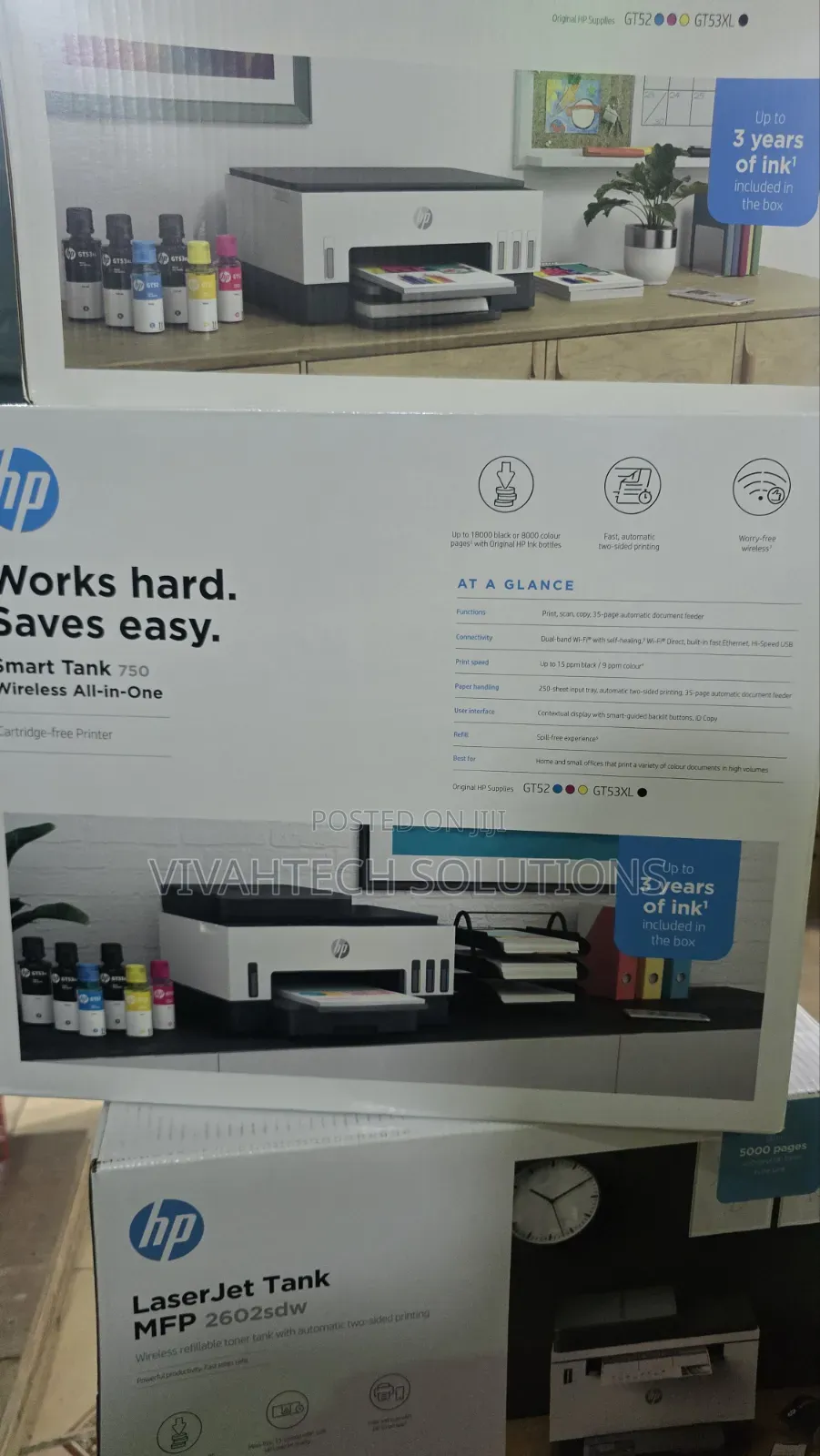 HP Smart Tank 750 Wireless Printer