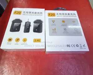 F-20 Wireless Microphone – Clip-on Lavalier Mic