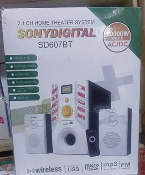 Sonydigital SD607BT 2.1CH Home Theater System 10000W PMPO