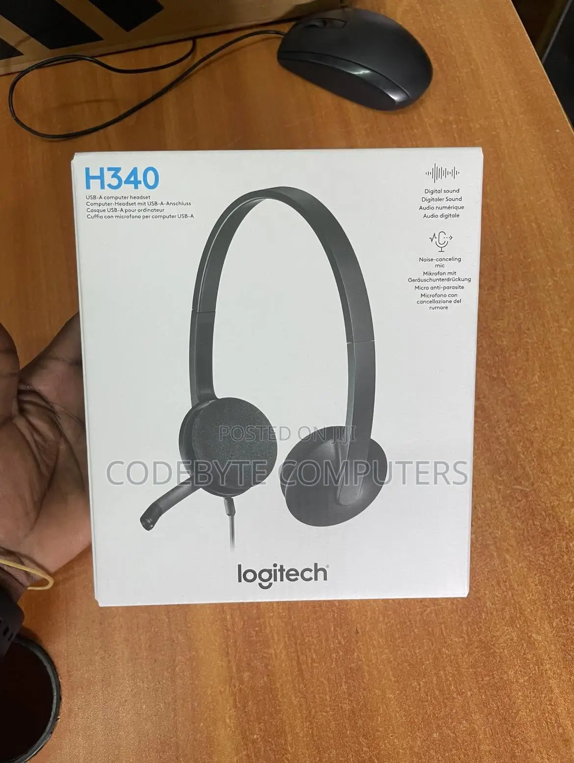 Logitech H340 USB Headset Noise-Canceling