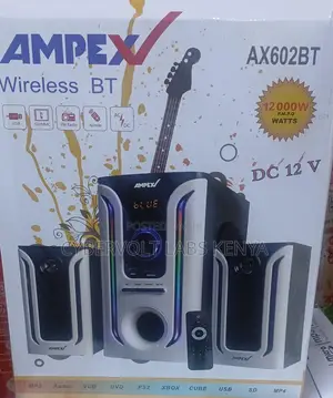 Ampex AX602BT 2.1CH Home Theater System 12000W PMPO Wireless