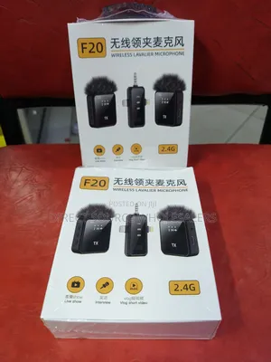 F-20 Wireless Clip Microphone for Video Recording