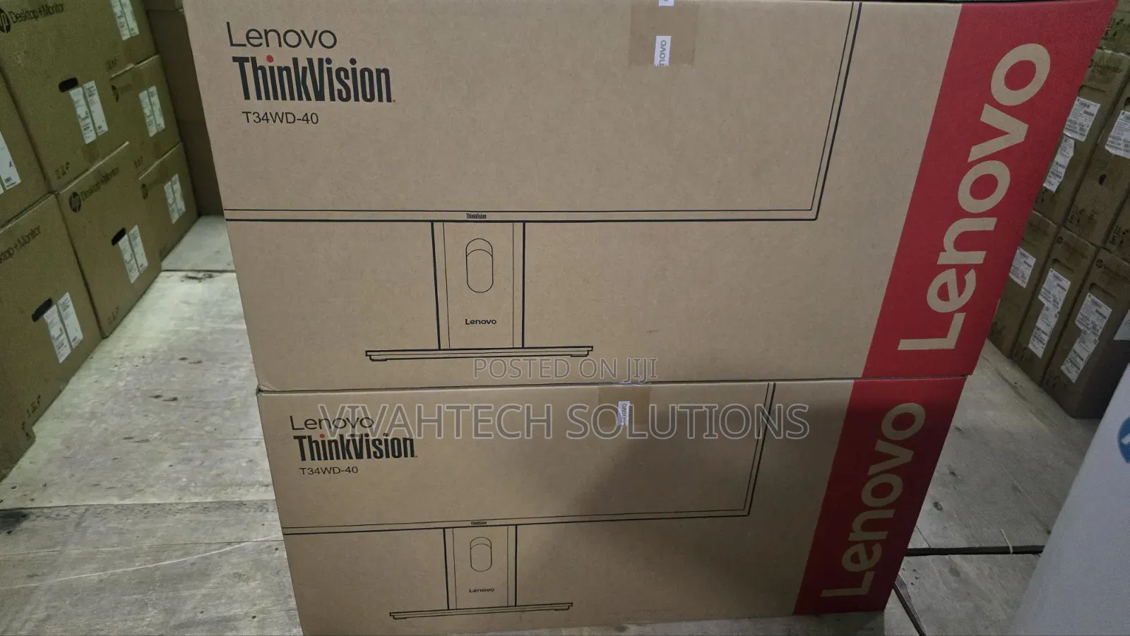 Lenovo ThinkVision T34wd-40 34"Ultrawide QHD Curved Monitor