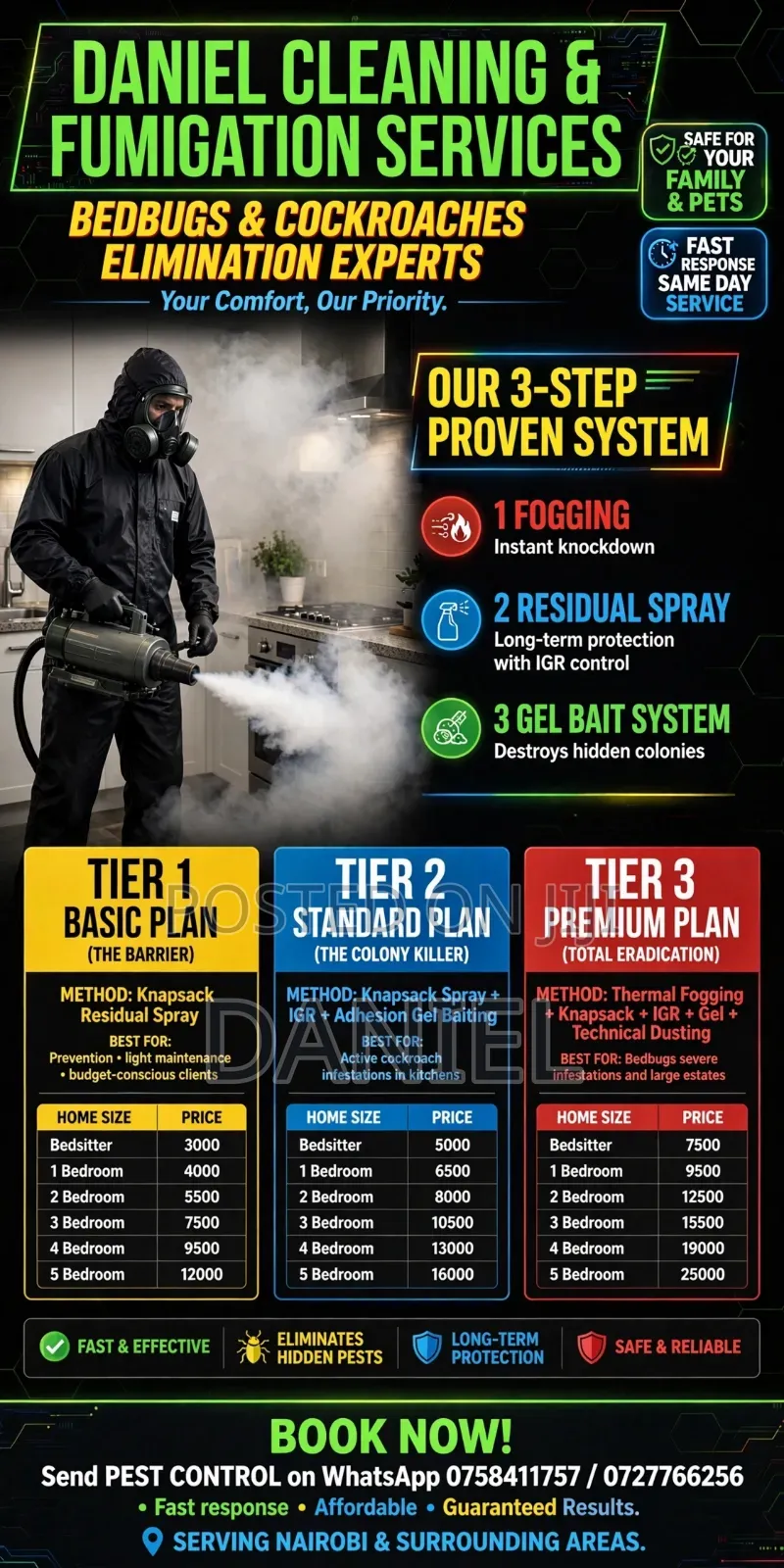 Cleaning and Fumigation