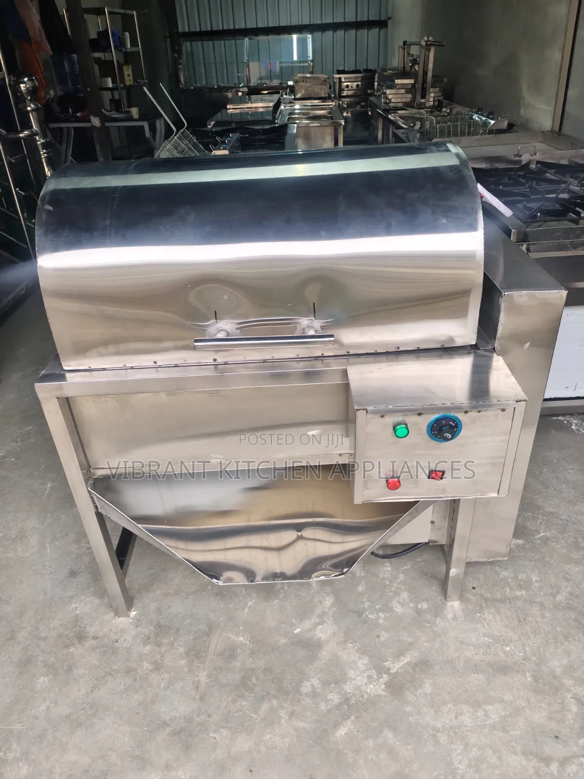 50KG Electric Stainless Steel Peanut Roaster