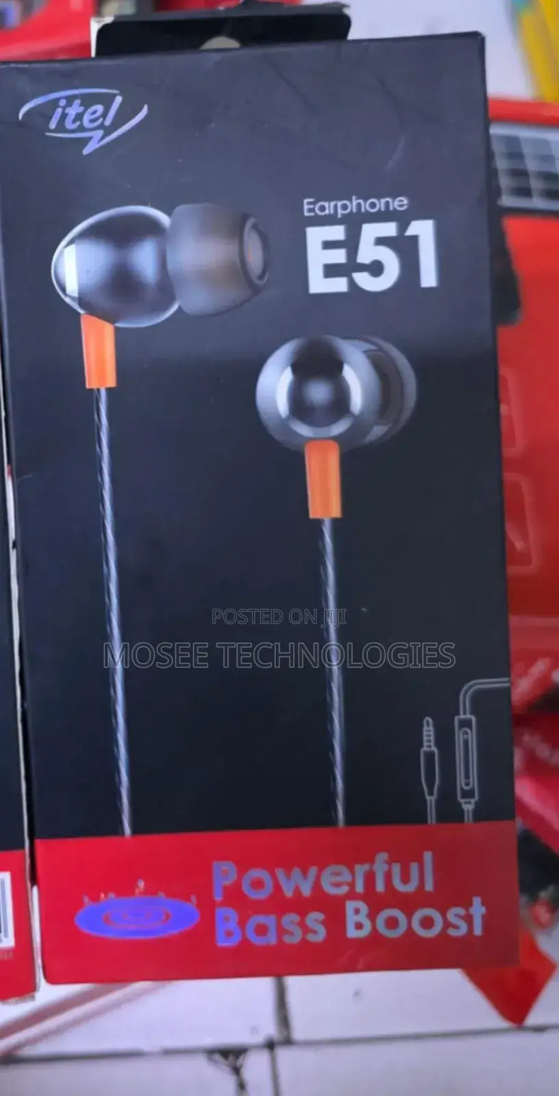 Itel E51 in-Ear Headphones – Bass Boost Audio
