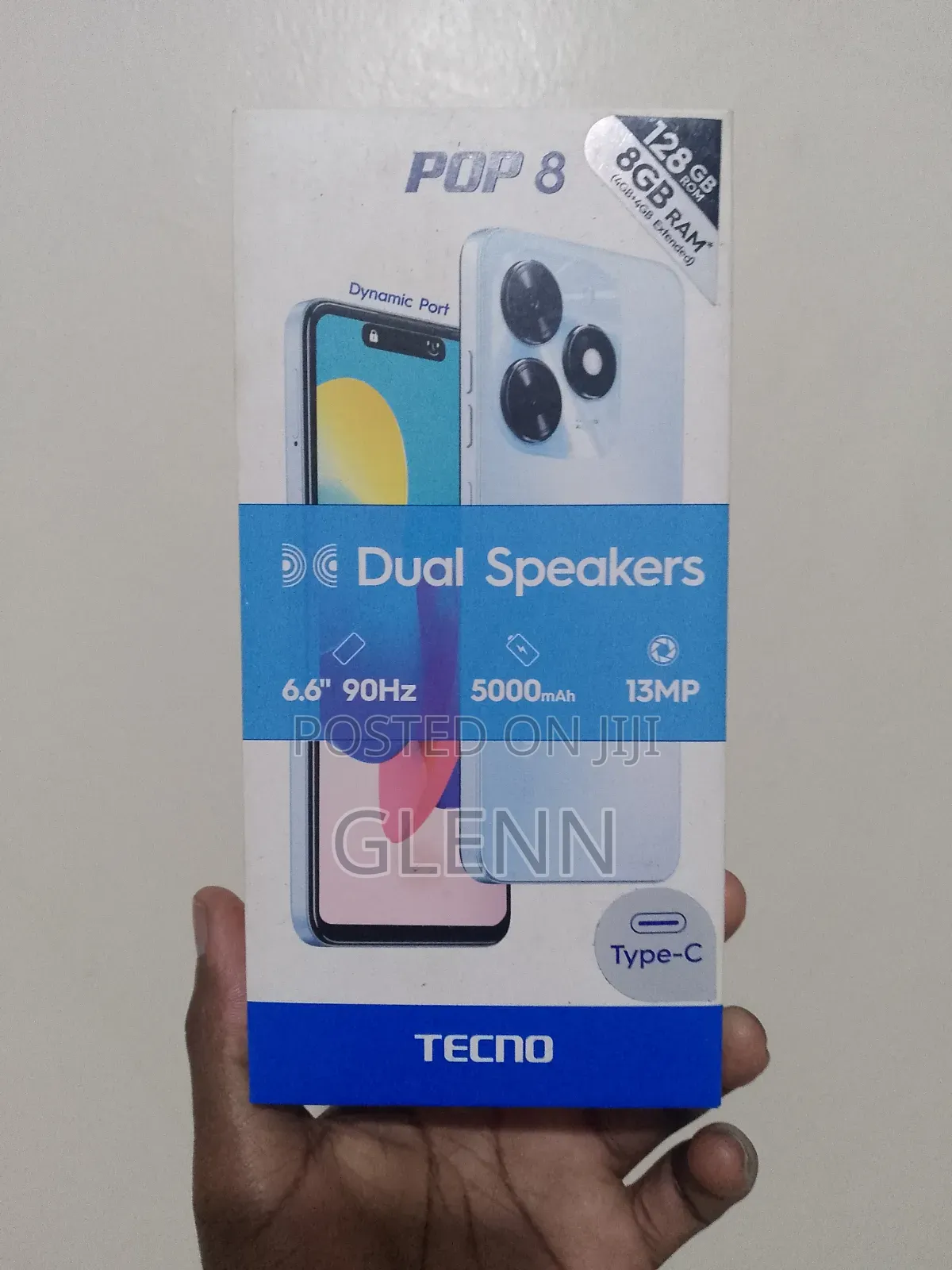Tecno Pop 8 128 GB Silver