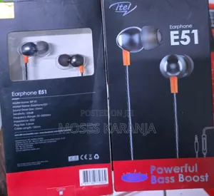 Itel Earphone E51 IEP-51 – Clear Sound & Powerful Bass