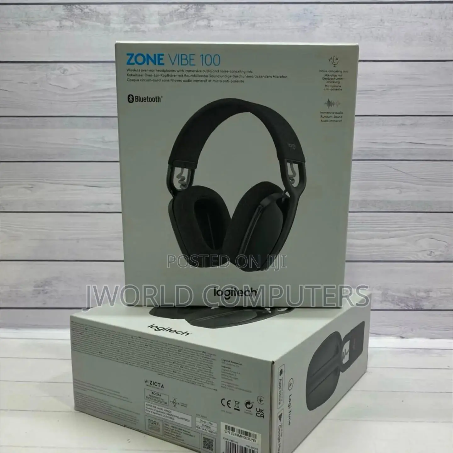 Logitech Zone Vibe 100 Wireless Over Ear Headphones