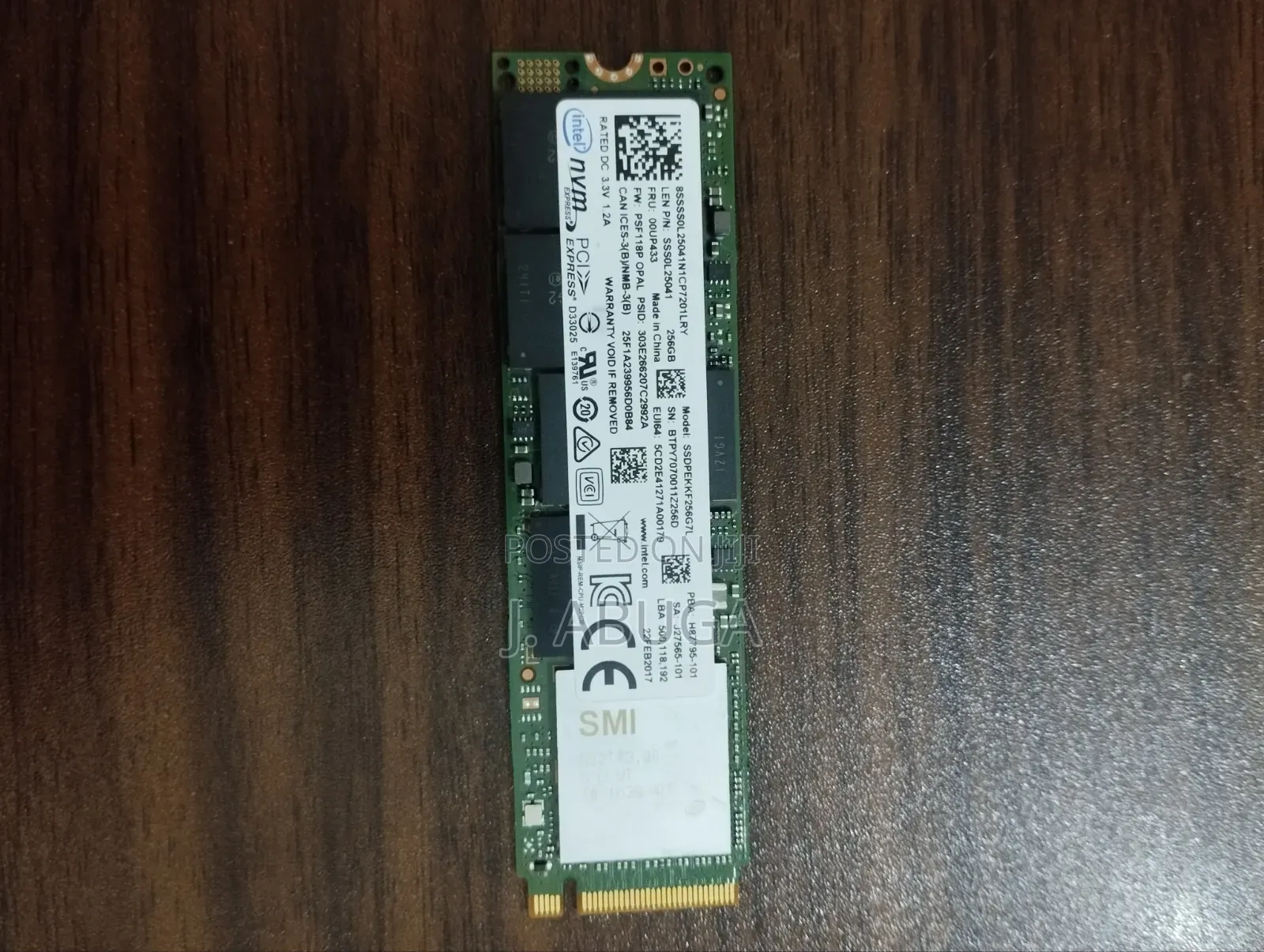 256 SSD Nvme