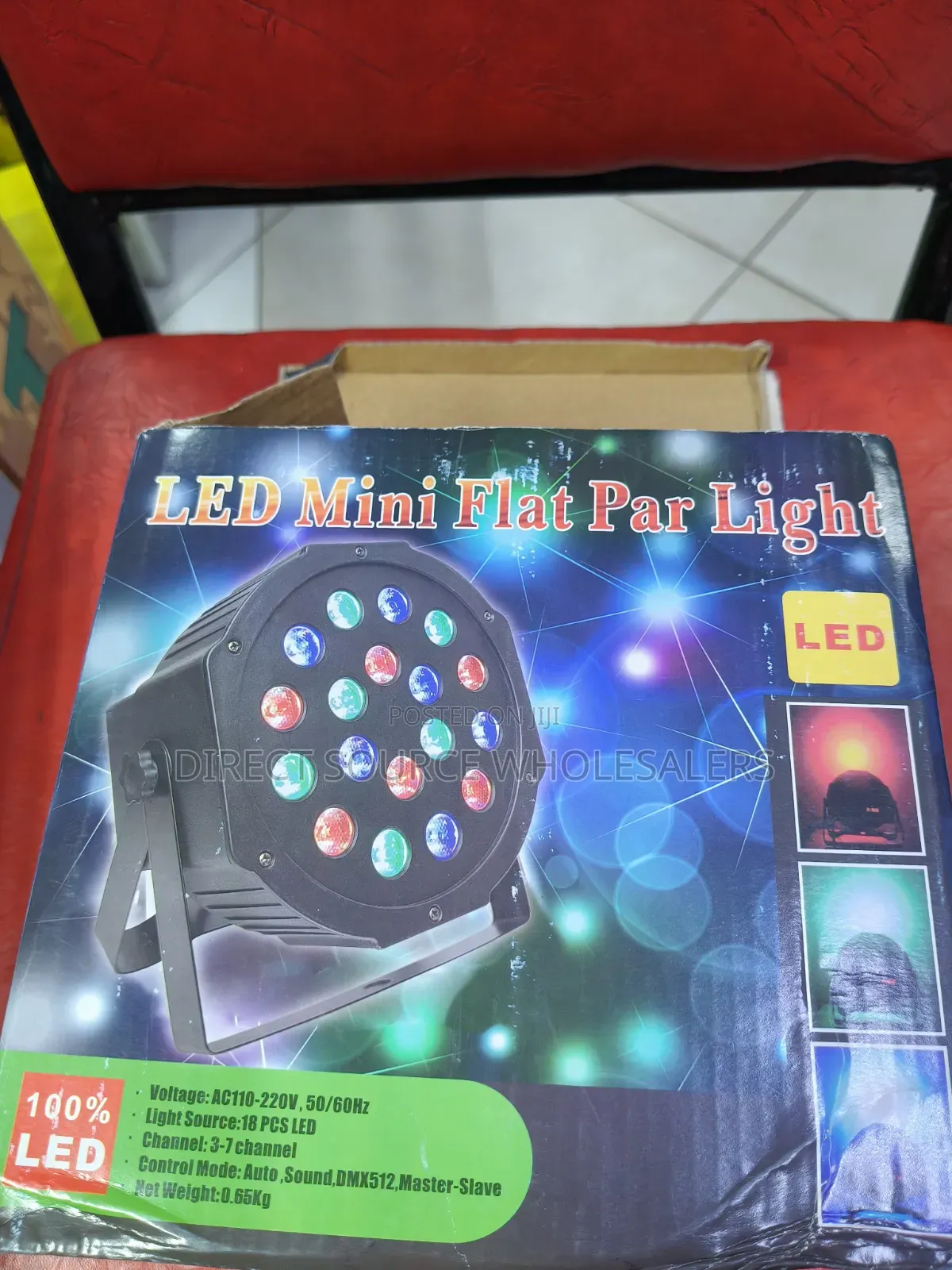 LED PAR Can Stage Light – RGBW DMX512