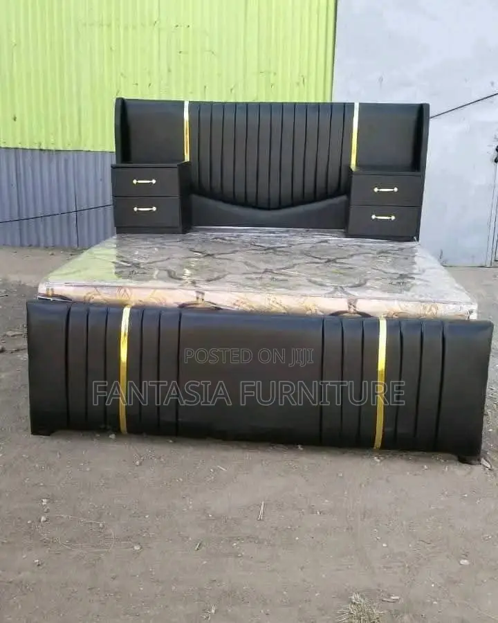 5x6 Dark Grey Chester Bed + 2 Sidebed Boxes: Pay on Delivery