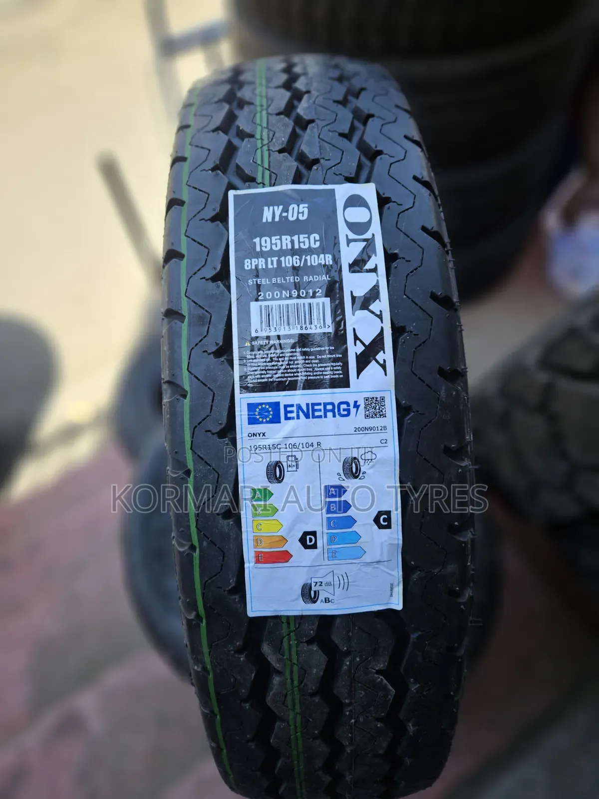 195R15C Onyx Tyre