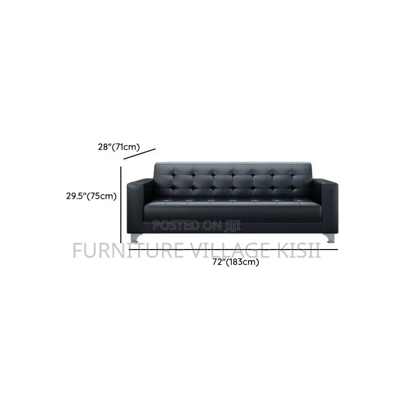 Office Sofa ;Black Office Sofa Set