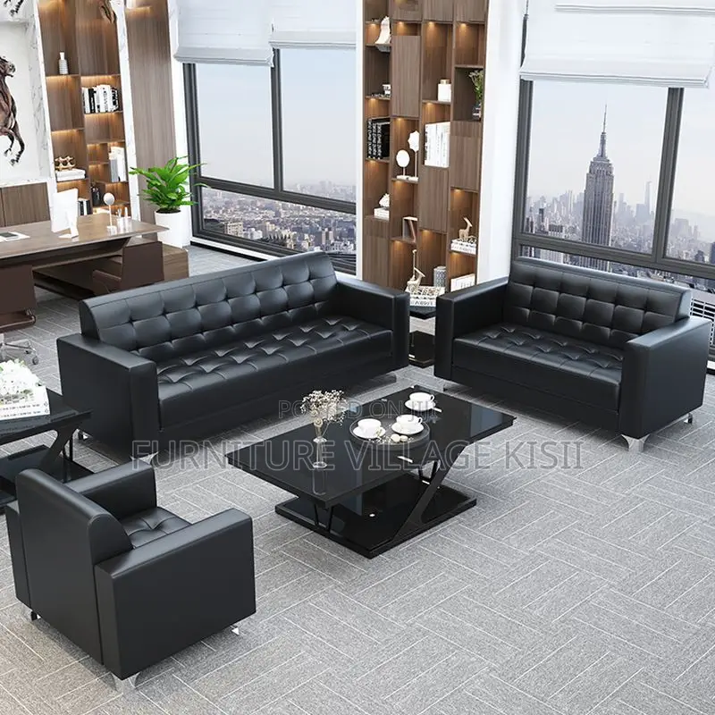 Office Sofa ;Black Office Sofa Set