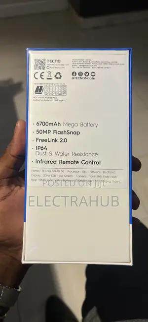 New Tecno Spark 50 128 GB Black