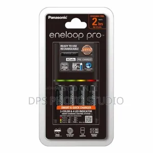 Panasonic Eneloop Pro 4 *Aa 2500 Mah Batteries and Charger