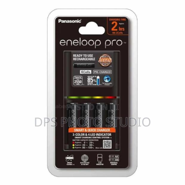 Panasonic Eneloop Pro 4 *Aa 2500 Mah Batteries and Charger