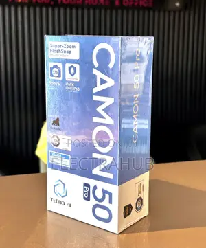 New Tecno Camon 50 Pro 256 GB Black