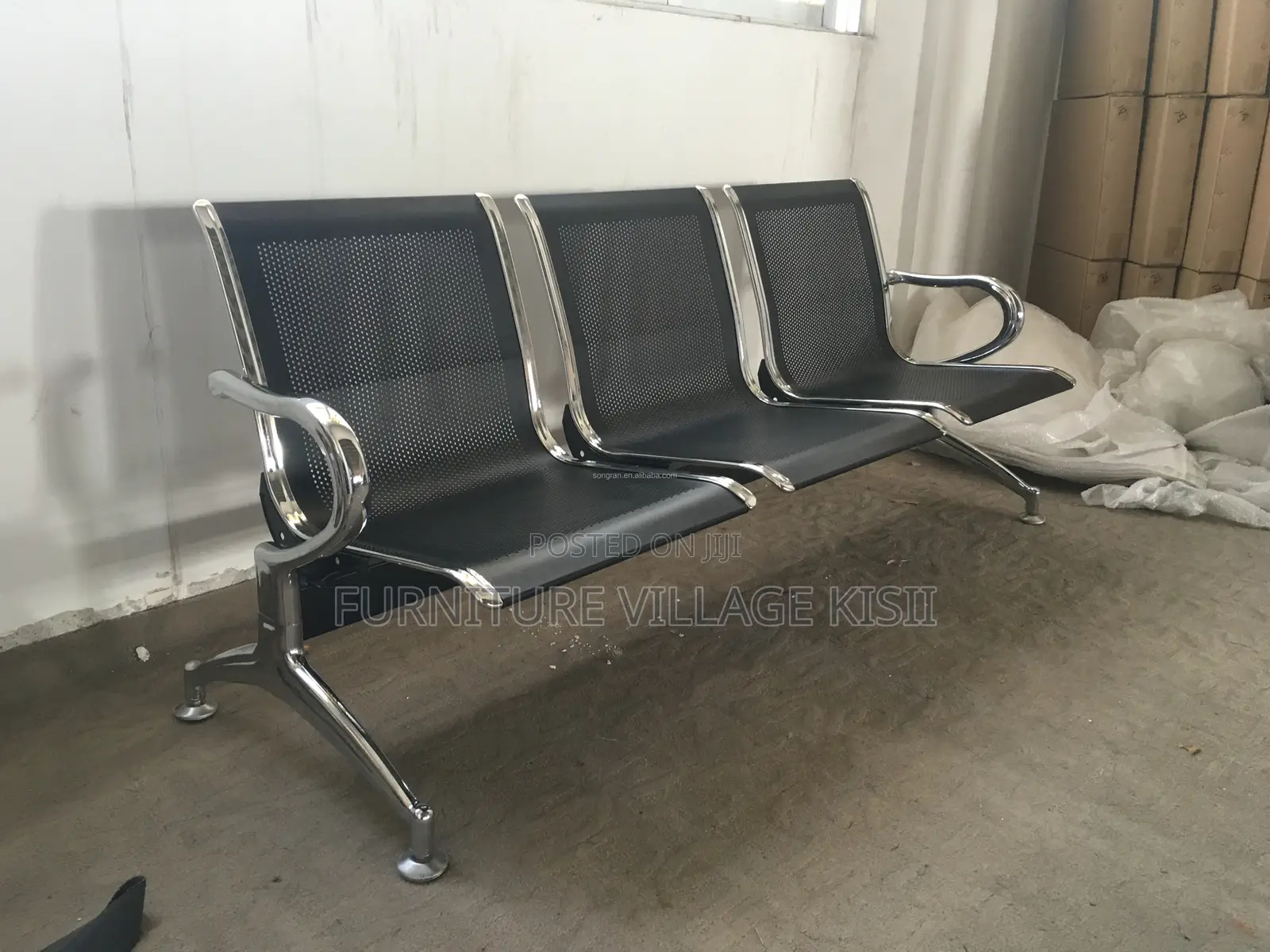 Office Bench; 3-Link Office Bench Design