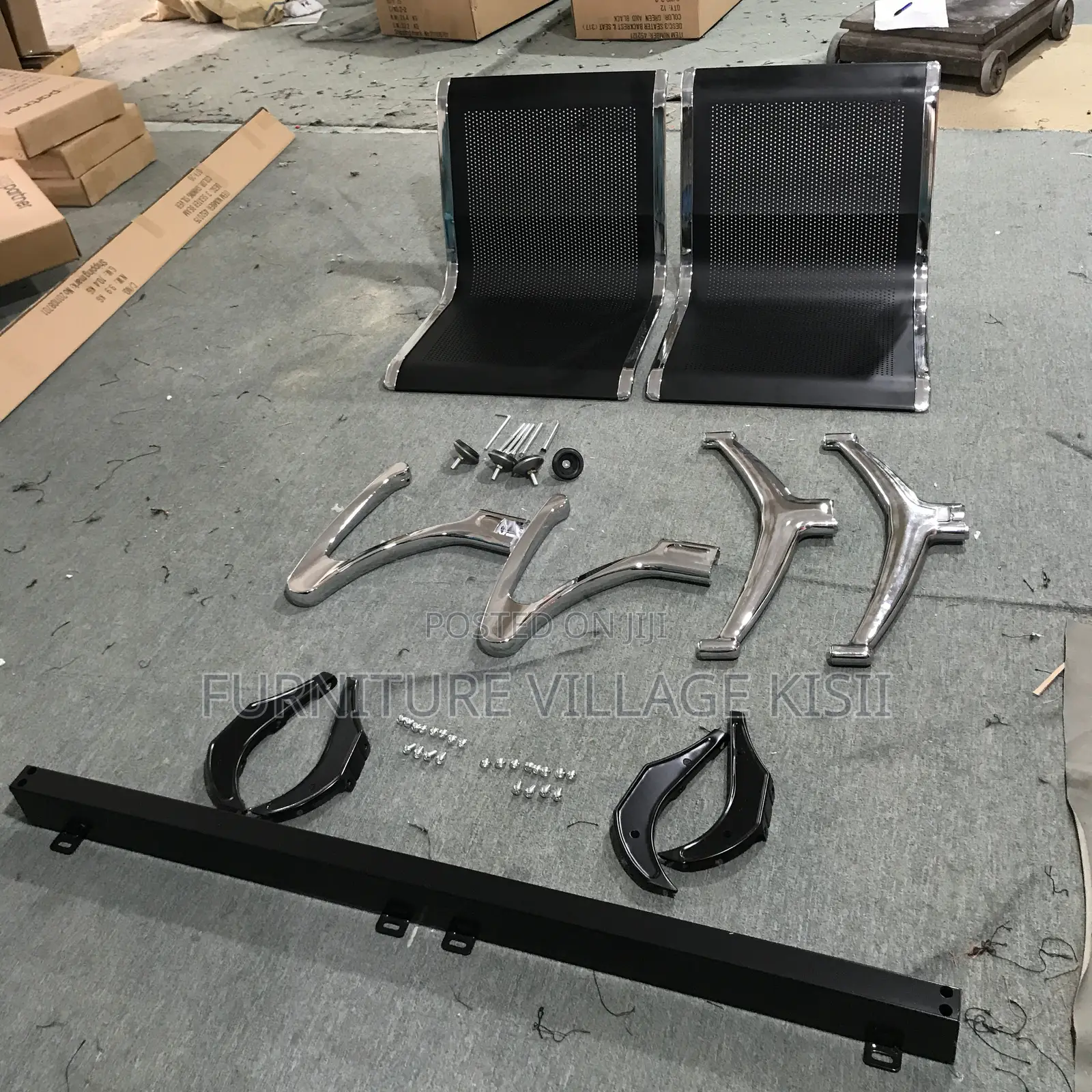 Office Bench; 3-Link Office Bench Design
