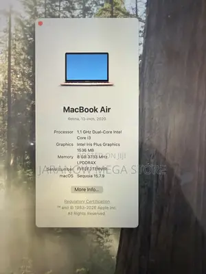 Laptop Apple MacBook Air 2020 8GB Intel Core i3 SSD 256GB
