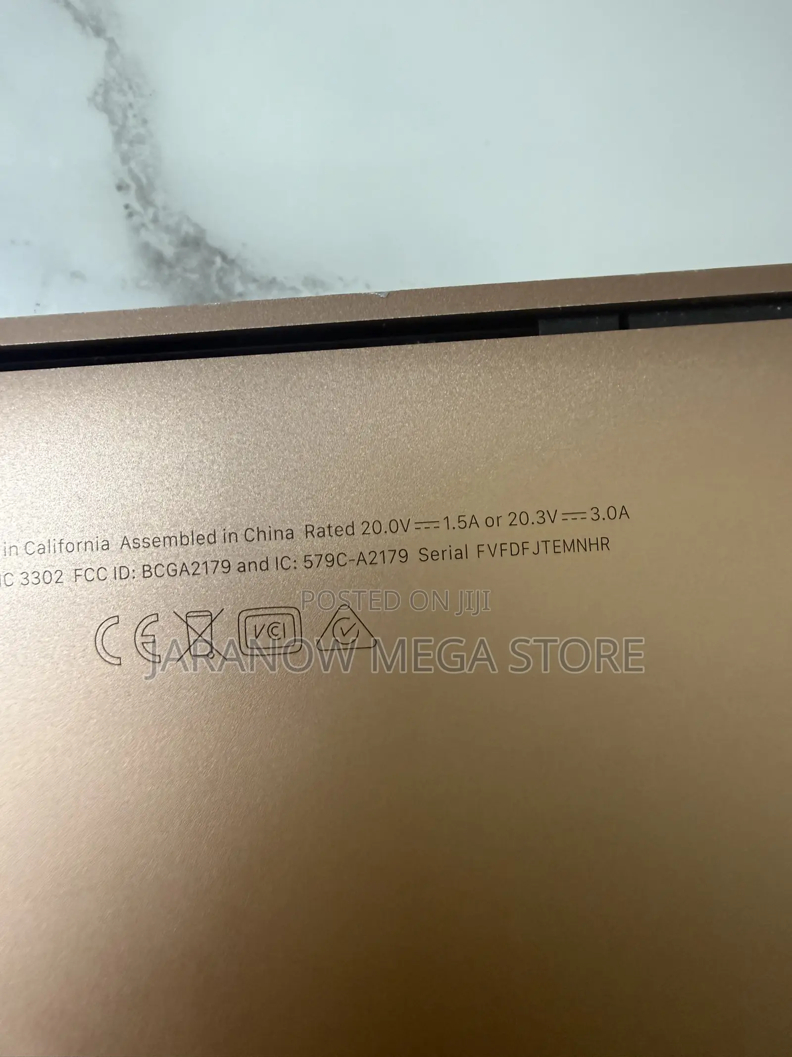 Laptop Apple MacBook Air 2020 8GB Intel Core i3 SSD 256GB