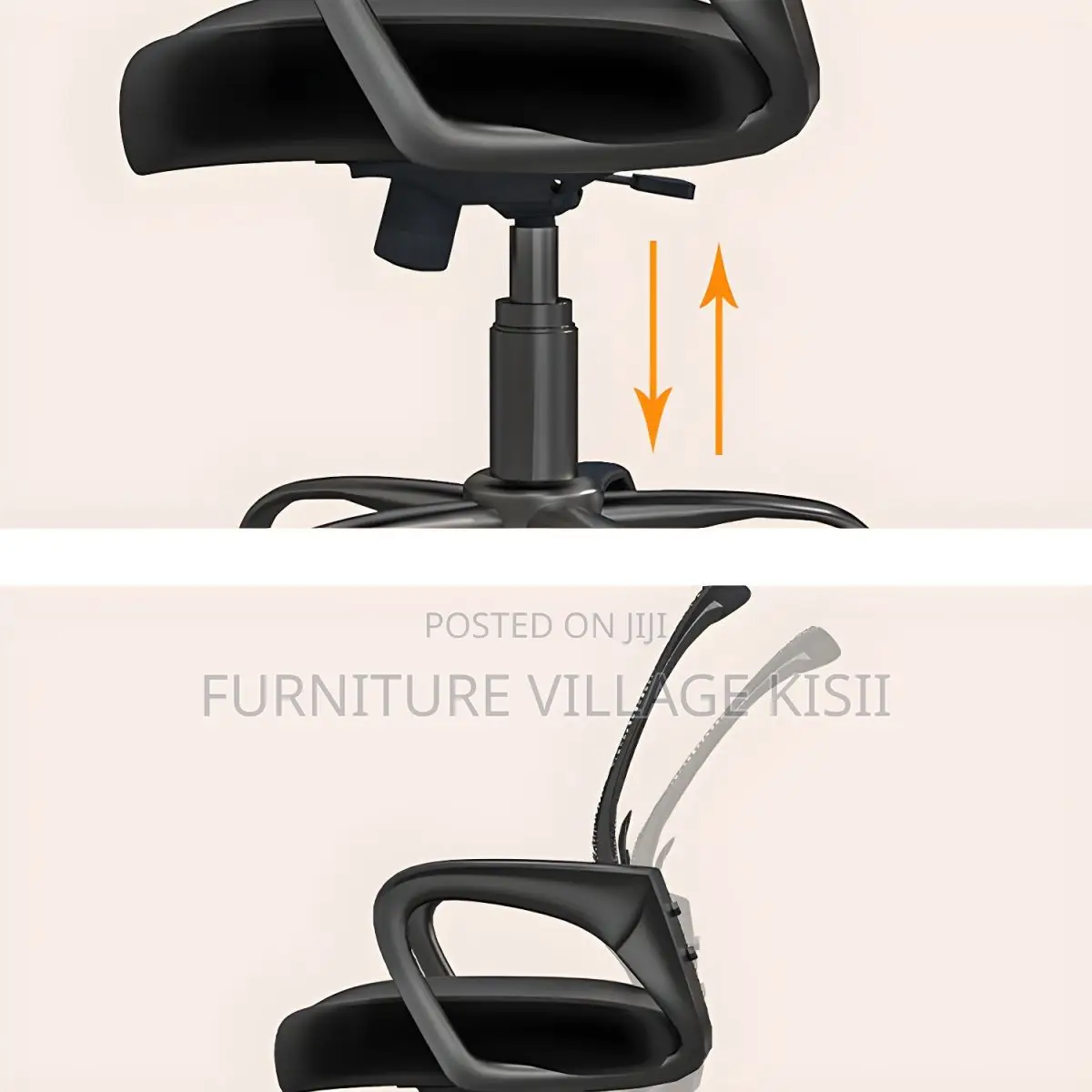 Office Chair ;Black Mesh Clerical Office Chair