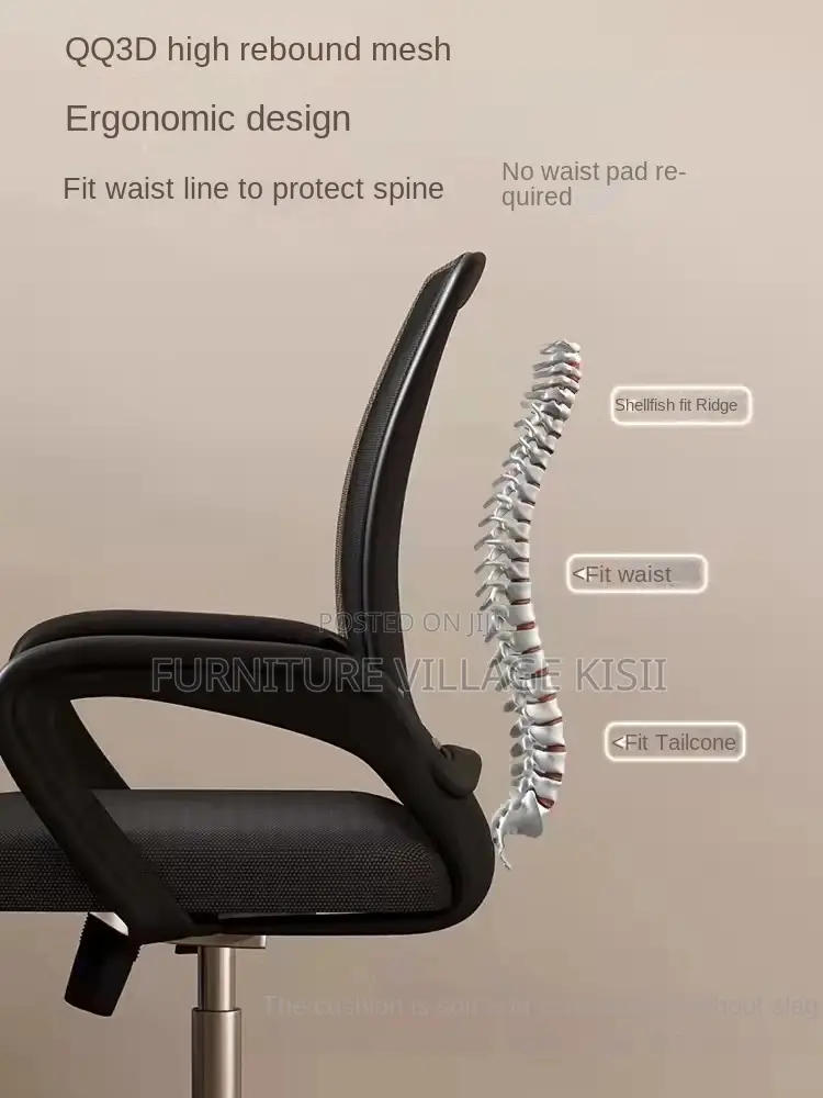 Office Chair ;Black Mesh Clerical Office Chair