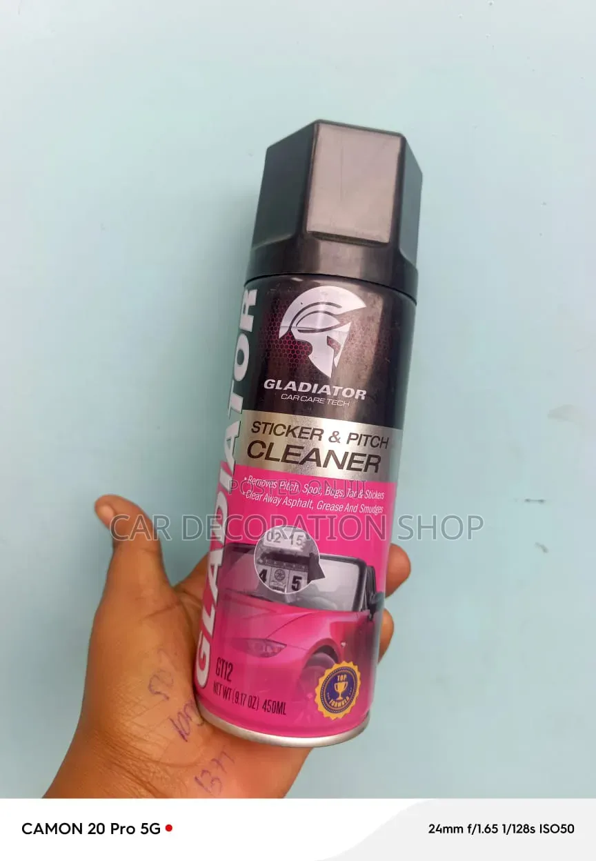 Car Sticker &Pitch Cleaner Removes Pitch,bugs,tar,stickers,grease