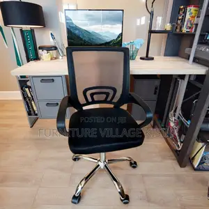 Office Chair ;Black Mesh Clerical Office Chair