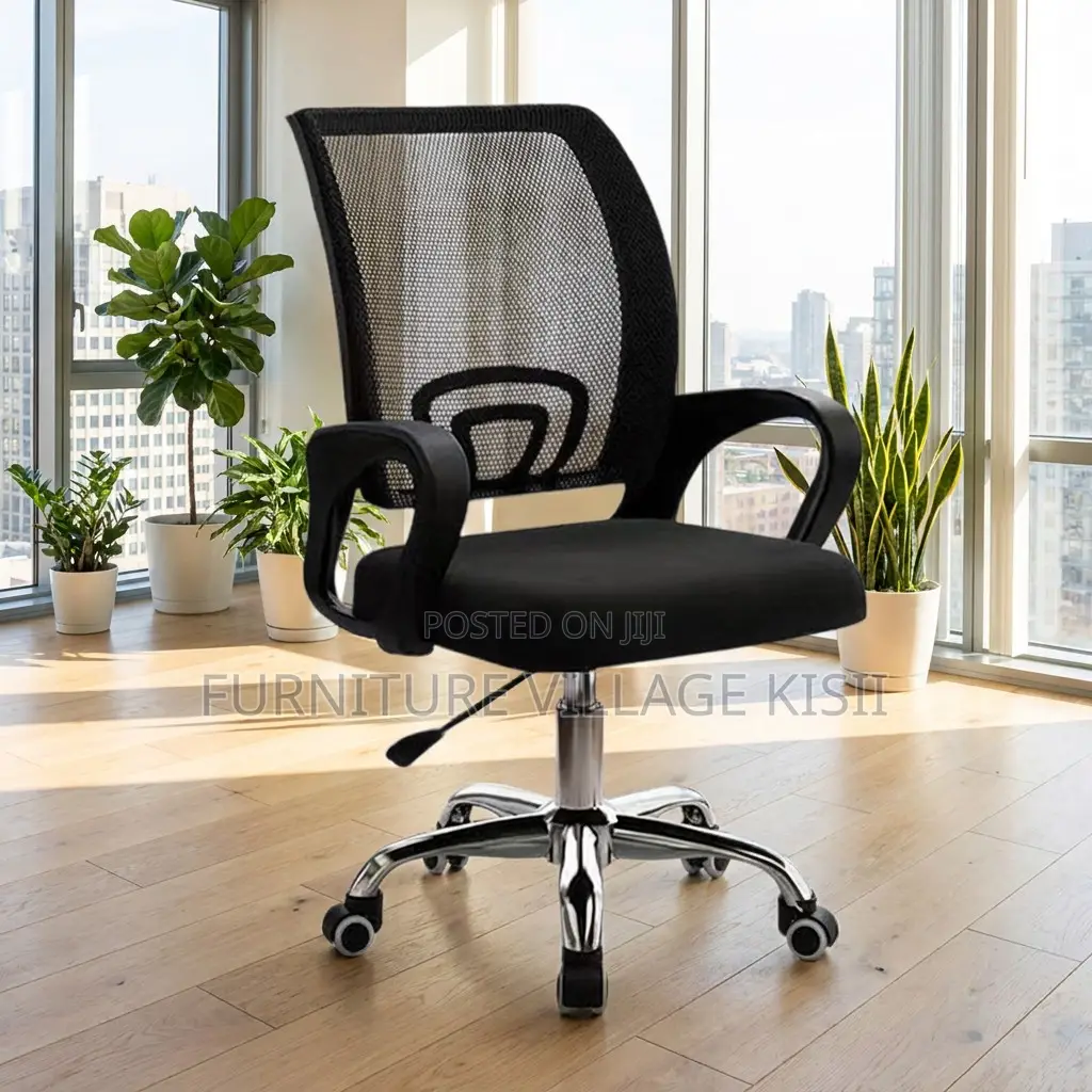 Office Chair ;Black Mesh Clerical Office Chair