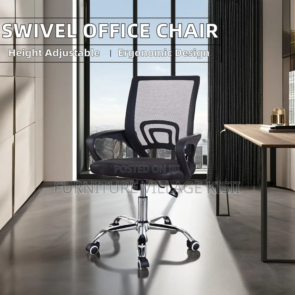 Office Chair ;Black Mesh Clerical Office Chair