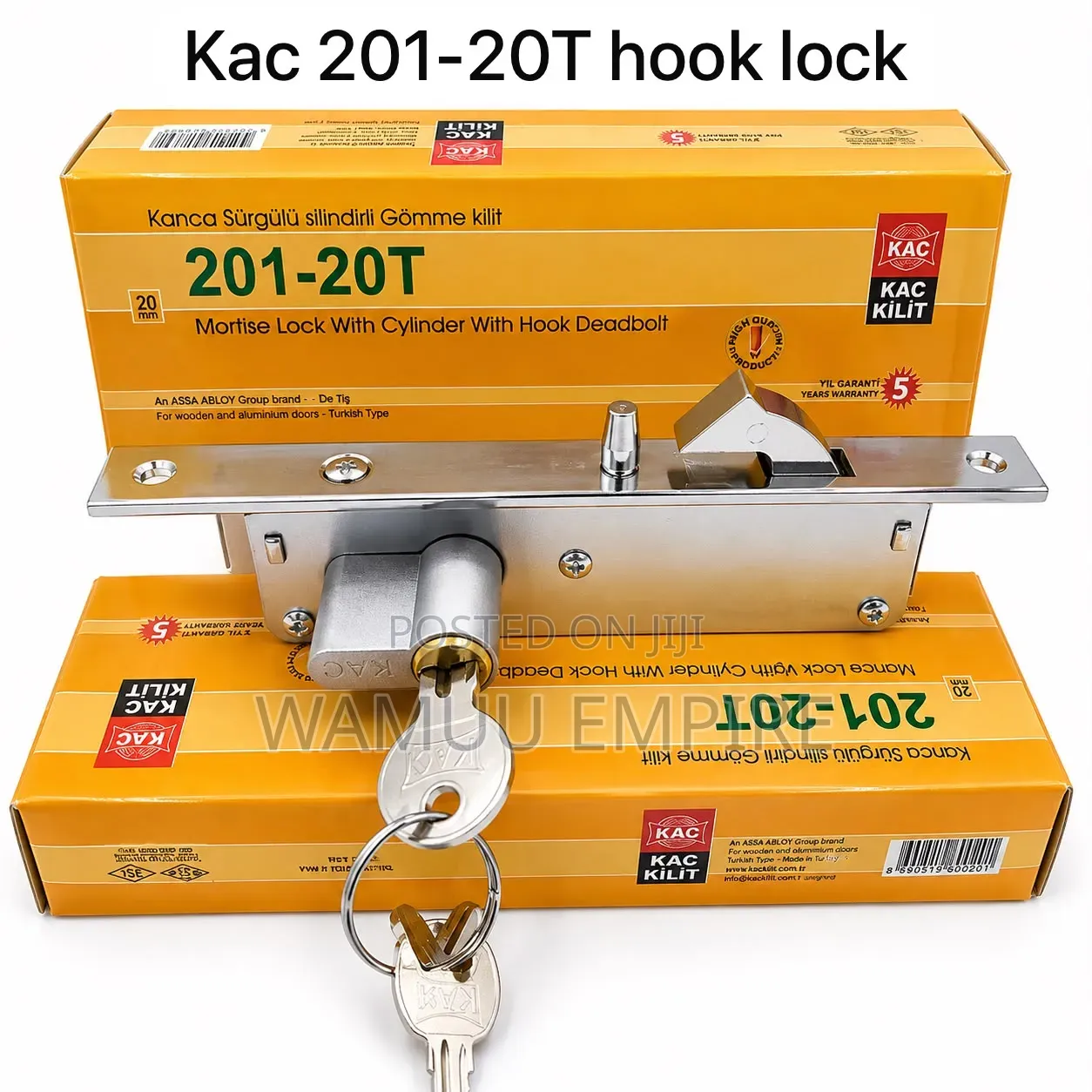 KAC Kilit 201 Is a Euro-Profile Mortise Hook Lock