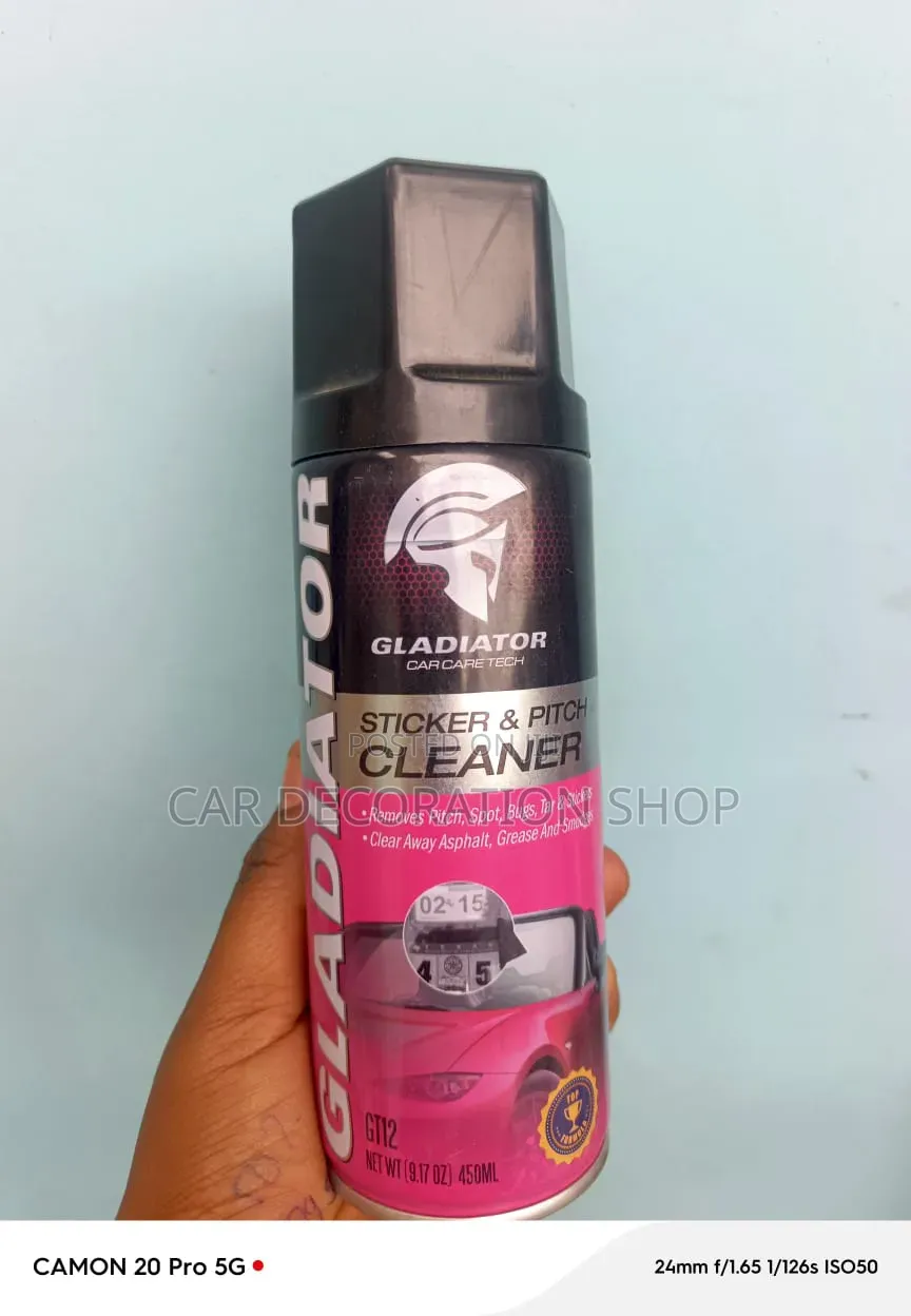 450ml Sticker Remover Dissolves Sticky Adhesive Left Behind Decals