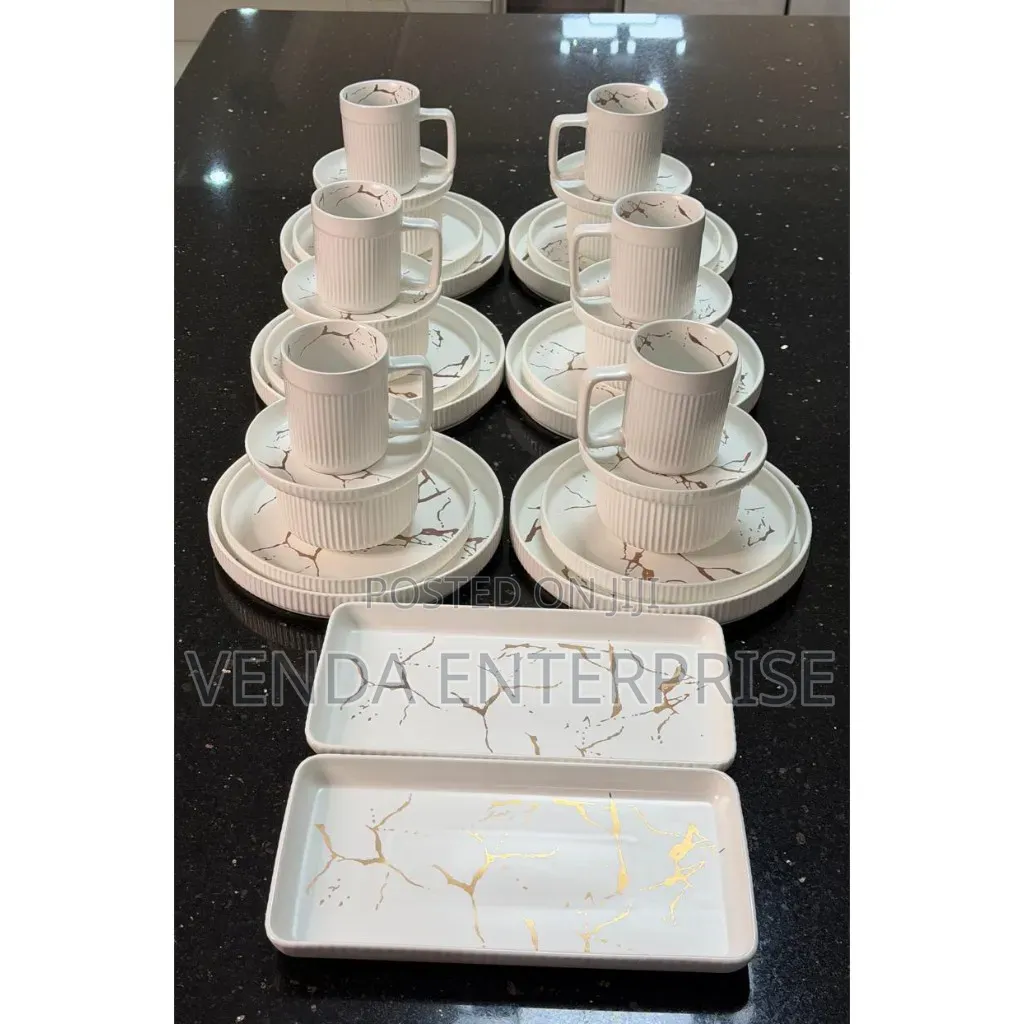 Dinnerset Marble Stoneware