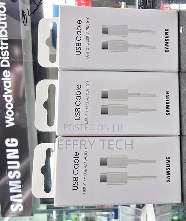 Samsung 5A USB-C to USB-C Charging & Data Cable - thumbnail 2