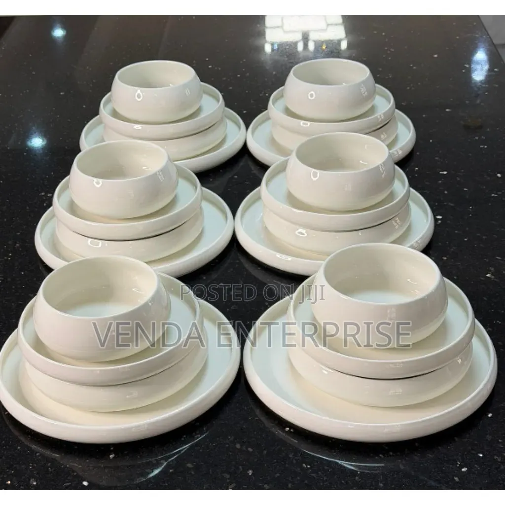 Dinner Set Ceramic White