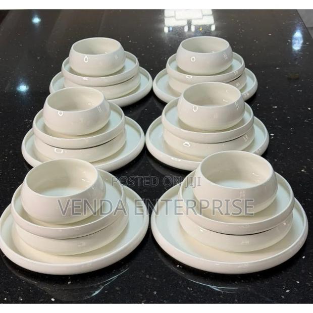 Dinner Set Ceramic White
