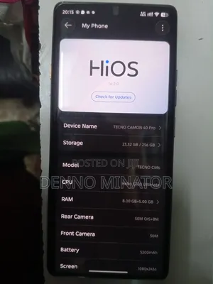 Tecno Camon 40 Pro 5G 256 GB Gray